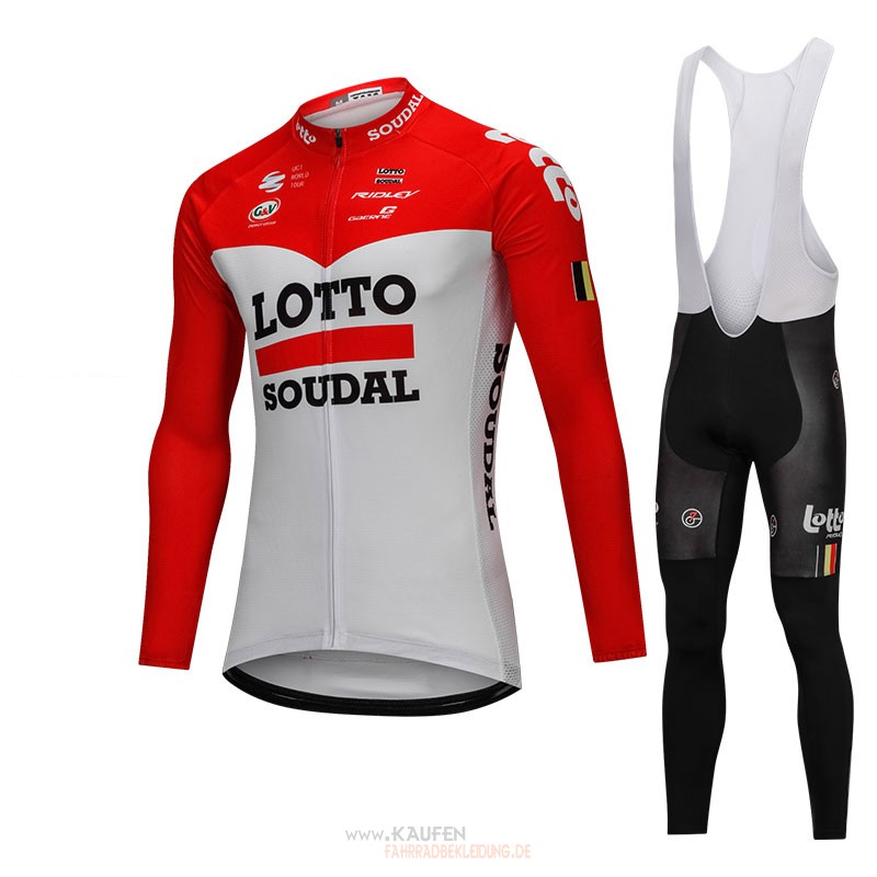 Lotto Soudal Langarmtrikot 2018 Und Lange Tragerhose Wei Undrot